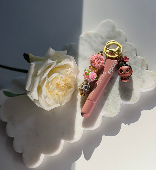 Character Lip Gloss Keychain