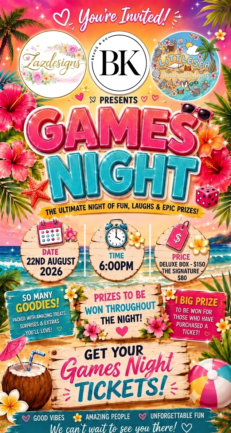The Bad Influence Games Night!🌺
