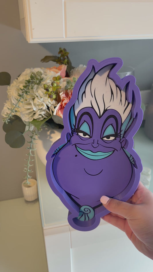 Purple lady trinket tray